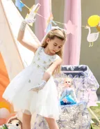 Allovin Girls White Double Layer Veil