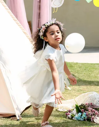 Allovin Floral Princess Headpiece Pearls Tiara