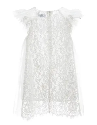 ALLOVIN Toddler Girl A-Line Princess Flower Girl Dress