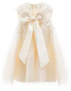 Allovin Toddler Girl A-Line Formal Sleeveless Sequins Dress