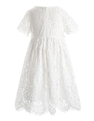 ALLOVIN Floral Lace Boho Dress