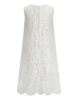 Toddler Girl Heart-Shaped Embroidery Lace Dress