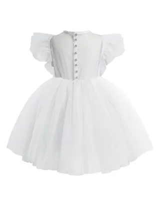 ALLOVIN Sheer back Party Dress