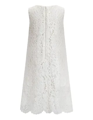 Toddler Girl Heart-Shaped Embroidery Lace Dress