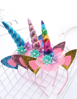 Allovin Unicorn Costume Party Headpiece 2pc