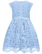 ALLOVIN Toddler Girl A-Line Wedding Lace Dress
