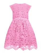 ALLOVIN Toddler Girl A-Line Wedding Lace Dress