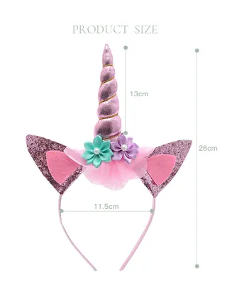Allovin Unicorn Costume Party Headpiece 2pc