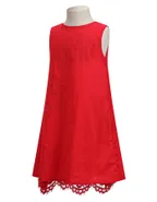 Toddler Girl Heart-Shaped Embroidery Lace Dress