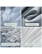 ALLOVIN Sequins Tulle Party Dress