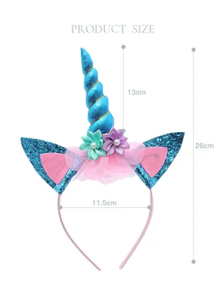 Allovin Unicorn Costume Party Headpiece 2pc