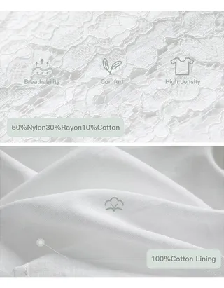 ALLOVIN Toddler Girl A-Line Princess Flower Girl Dress