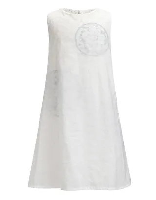 Toddler Girl Heart-Shaped Embroidery Lace Dress