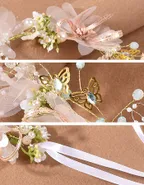Allovin Floral Princess Headpiece Pearls Tiara