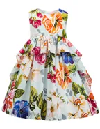 Toddler Girl Sleeveless Floral Printed Summer Party Casual Dress