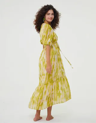 ALLOVIN The Linen Dress