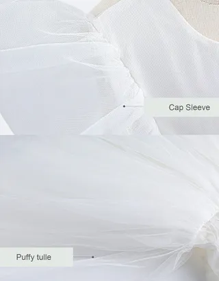 ALLOVIN Sheer back Party Dress