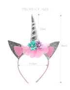 Allovin Unicorn Costume Party Headpiece 2pc