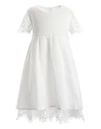 ALLOVIN Floral Lace Boho Dress