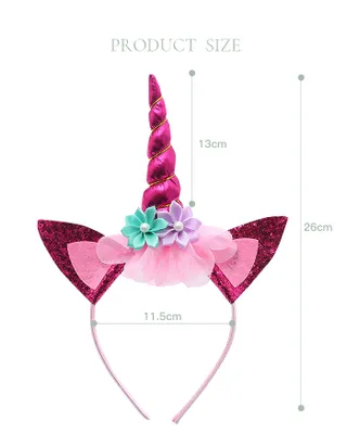 Allovin Unicorn Costume Party Headpiece 2pc