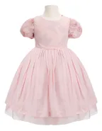 ALLOVIN Toddler Girl 3D-Butterfly Embroidered Lace Dress