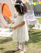 Toddler Girl Floral Lace Dress