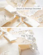 Allovin Toddler Girl A-Line Formal Sleeveless Sequins Dress