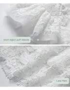 ALLOVIN Toddler Girl A-Line Princess Flower Girl Dress