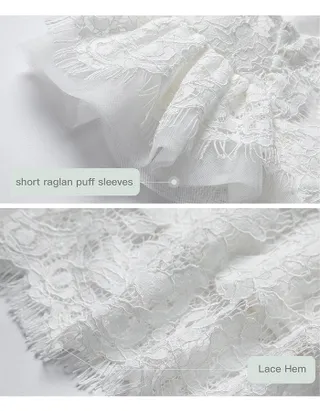 ALLOVIN Toddler Girl A-Line Princess Flower Girl Dress