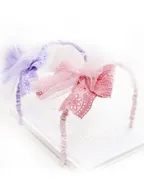 Allovin Lace Bow Decor Headband