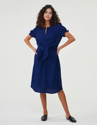 ALLOVIN The Linen Dress