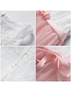 Toddler Girl Sleeveless A-Line Lace Flower Girl Dress