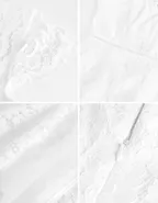 ALLOVIN Women's Sleeveless V-Back Floral Lace Cocktail Party Dress Elegant Knee Length Wedding Guest Dress White