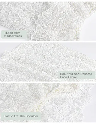 Toddler Girl Off Shoulder Lace Dress