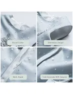 ALLOVIN Sequins Tulle Party Dress