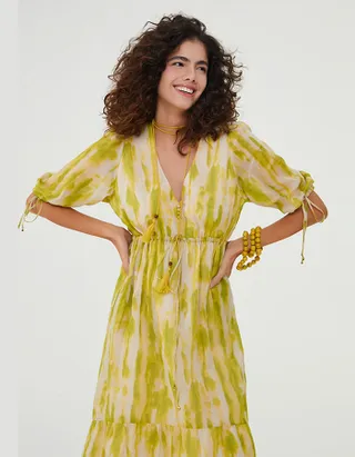 ALLOVIN The Linen Dress