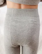 ALLOVIN 4pairs Cable Knit Cotton Leggings