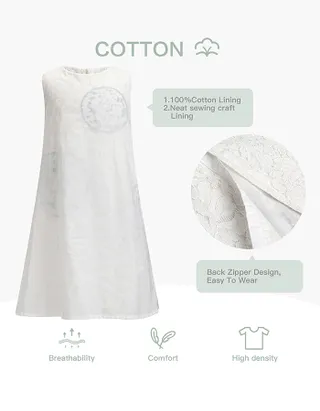 Toddler Girl Heart-Shaped Embroidery Lace Dress