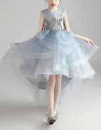ALLOVIN Sequins Tulle Party Dress