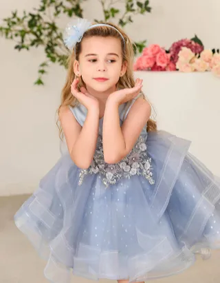 ALLOVIN Sequins Tulle Party Dress
