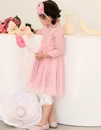 Lace Tulle A-line Dress