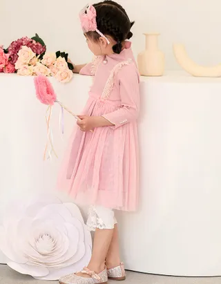 Lace Tulle A-line Dress