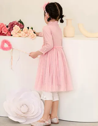 Lace Tulle A-line Dress