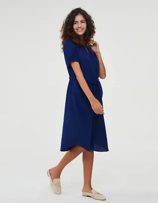 ALLOVIN The Linen Dress