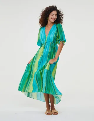 ALLOVIN The Linen Dress