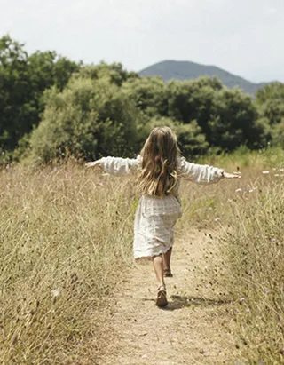 ALLOVIN Toddler Girls Vintage Knit Dress