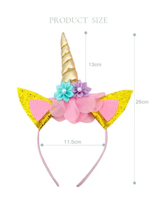 Allovin Unicorn Costume Party Headpiece 2pc
