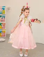 ALLOVIN Sequins Tulle Party Dress