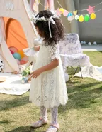 Allovin Floral Headband Crown for Weddings and Special Occasions