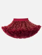 ALLOVIN Sparkly Stars Tutu Skirt